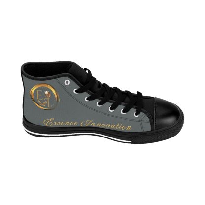 HighTop Classic Dark Grey | Ladies Black Trim Sneakers - Image 5