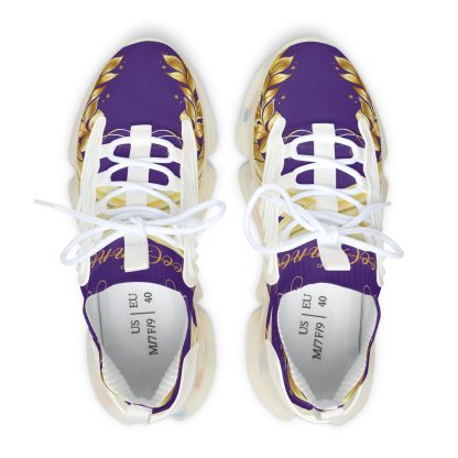 Luxe Storm Purple | Mesh Sneakers White - Image 2