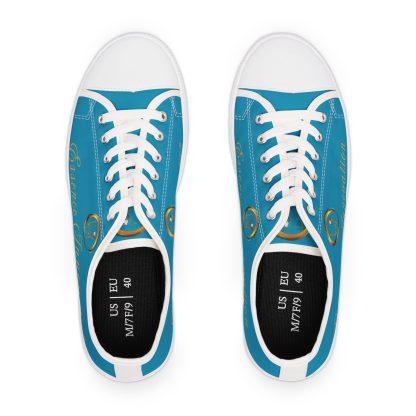 Ladies EssenceInno Turquoise | Classic White Trim LowTops - Image 6