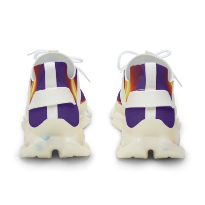 Purple Trendsetter Flame White | Mens Performance Sneakers - Image 3