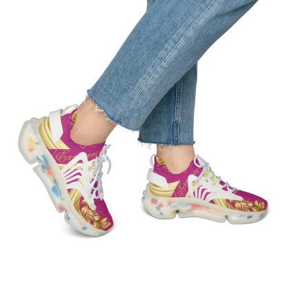 Luxe Storm Pink | Mesh Sneakers White - Image 10