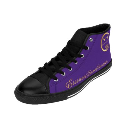 HighTop Sneakers Purple | EssenceInnoCreate Streetwear - Image 6