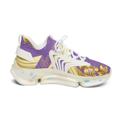 Luxe Storm Light Purple | Mesh Sneakers White - Image 4