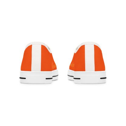 Ladies EssenceInno Orange | Classic White Trim LowTops - Image 7