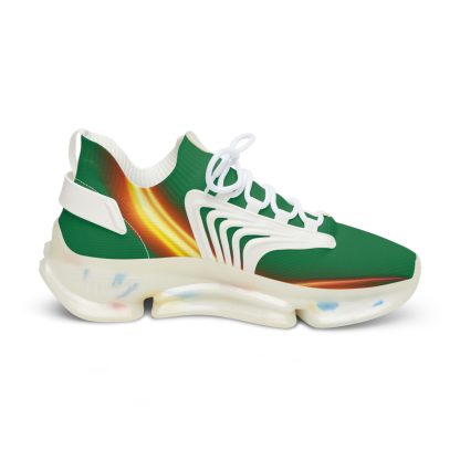 Green Trendsetter Flame White | Mens Performance Sneakers - Image 4