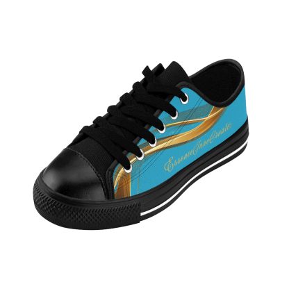 EssenceInnoCreate Striped Turquoise Ladies LowTop Sneakers