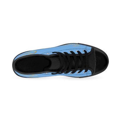 HighTop Sneakers Light Blue | EssenceInnoCreate Streetwear - Image 3