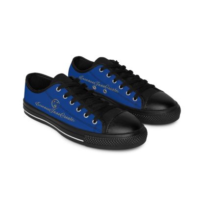 LowTop Sneakers Dark Blue | EssenceInnoCreate Streetwear