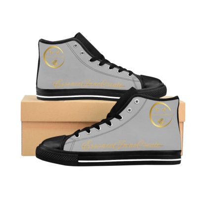 HighTop Sneakers Light Grey | EssenceInnoCreate Streetwear - Image 2