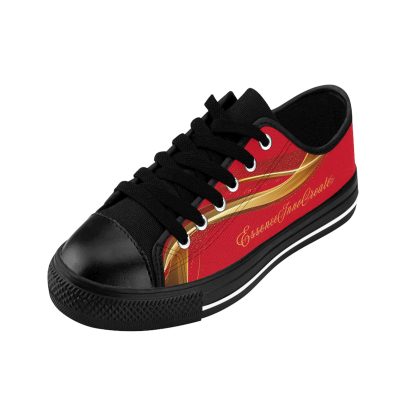 EssenceInnoCreate Striped Dark Red | Ladies LowTop Sneakers - Image 6