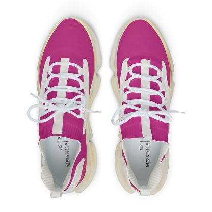 EssenceInnoCreate Dark Pink | Men’s White Trim Mesh Sneakers - Image 2