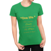 One Life Tee in Irish Green – Motivational Streetwear | EI Fashion - Image 12